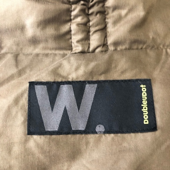 W. Doubleudot Down Puffer Jacket High Stand Collar Front Zip Front Pockets/ S - Picture 4 of 13